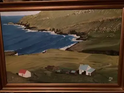 Ein Gamal Málningur Til Sølu.