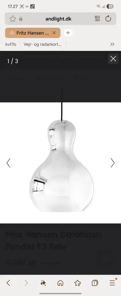 Fritz Hansen lampa - Image 1