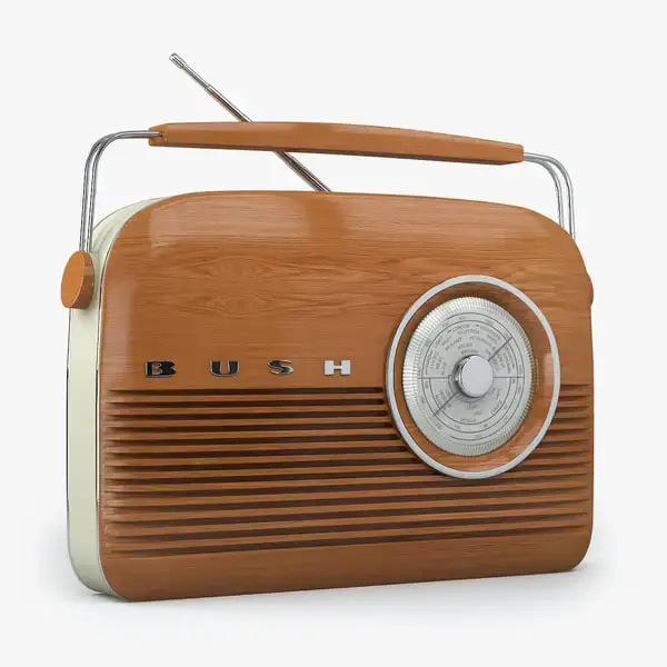 Gamalt Antik Radio Til Sølu.