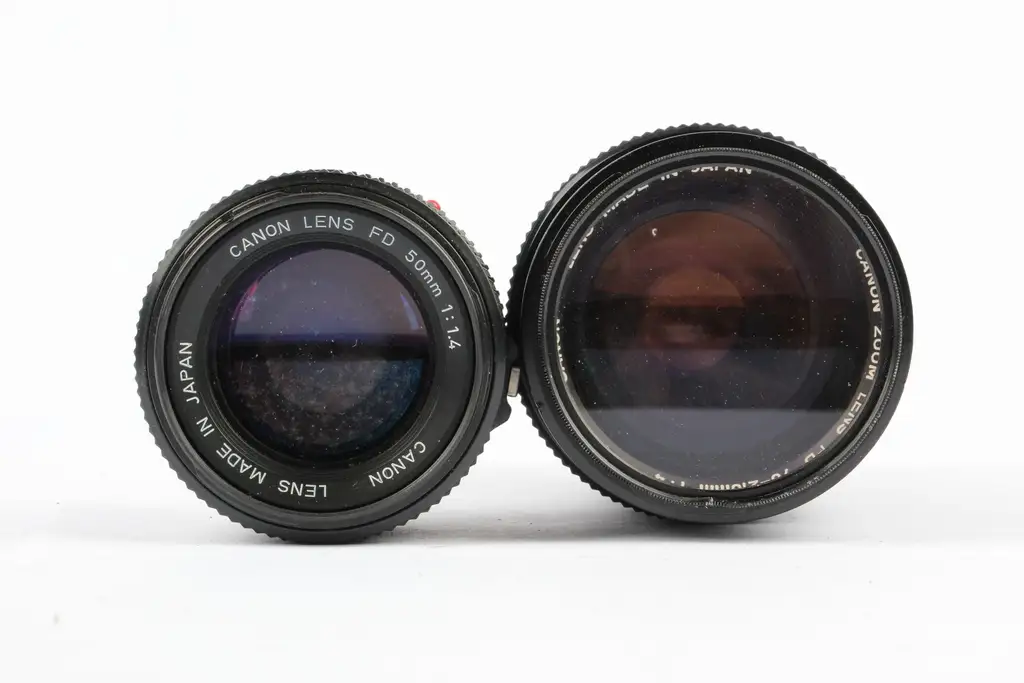 Canon FD 50mm F1.4 & 70-210mm F4 Manual Focus Camera Linsur - Image 3